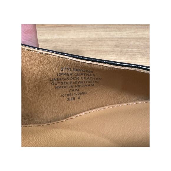 Madewell Women's The Debbie Slingback Pump Heel Black Leather Size 8 NWOB Office - Picture 15 of 15